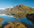 Norwegian fjord landscape Royalty Free Stock Photo